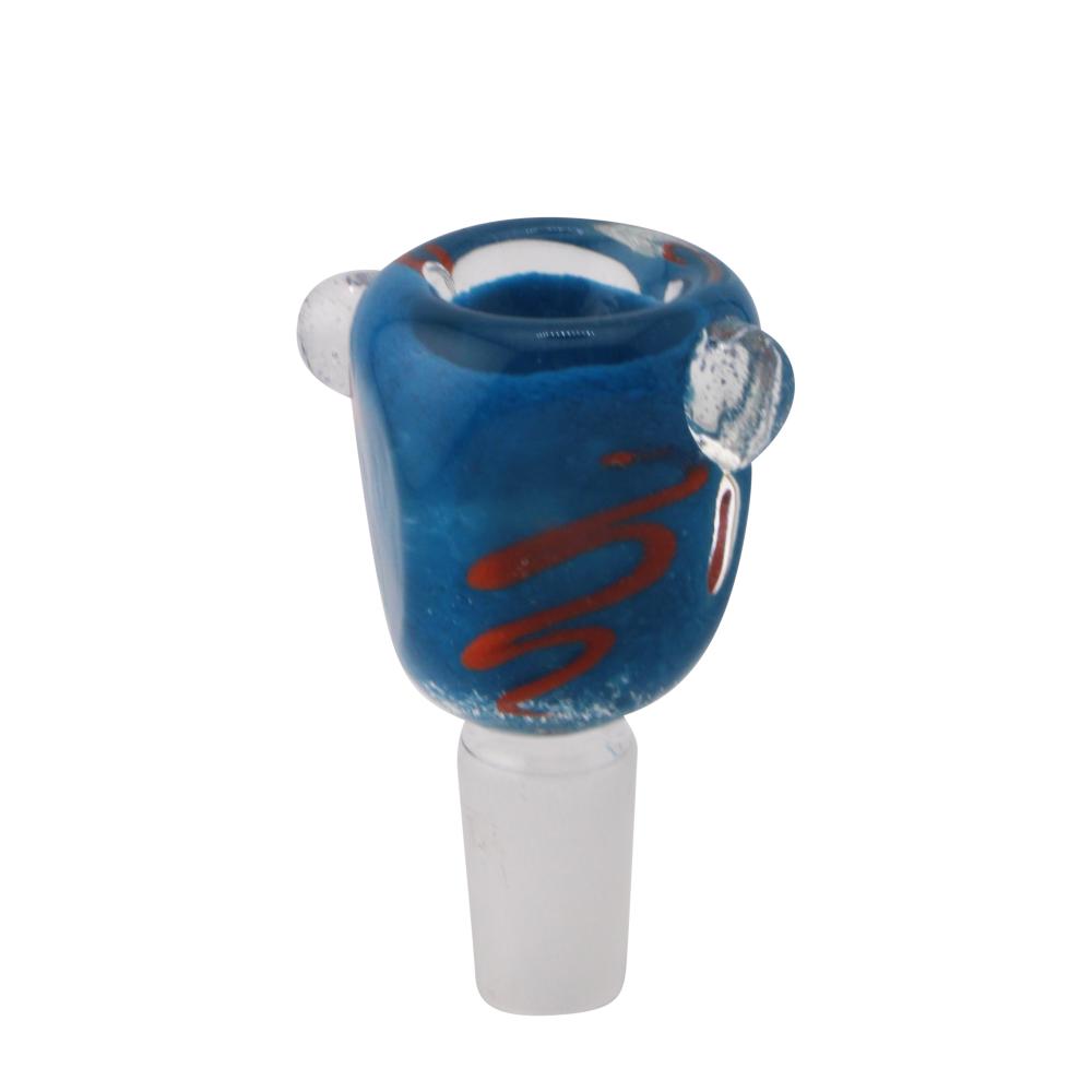 14 mm Male Handcrafted Bowl With Handle-Dark Blue