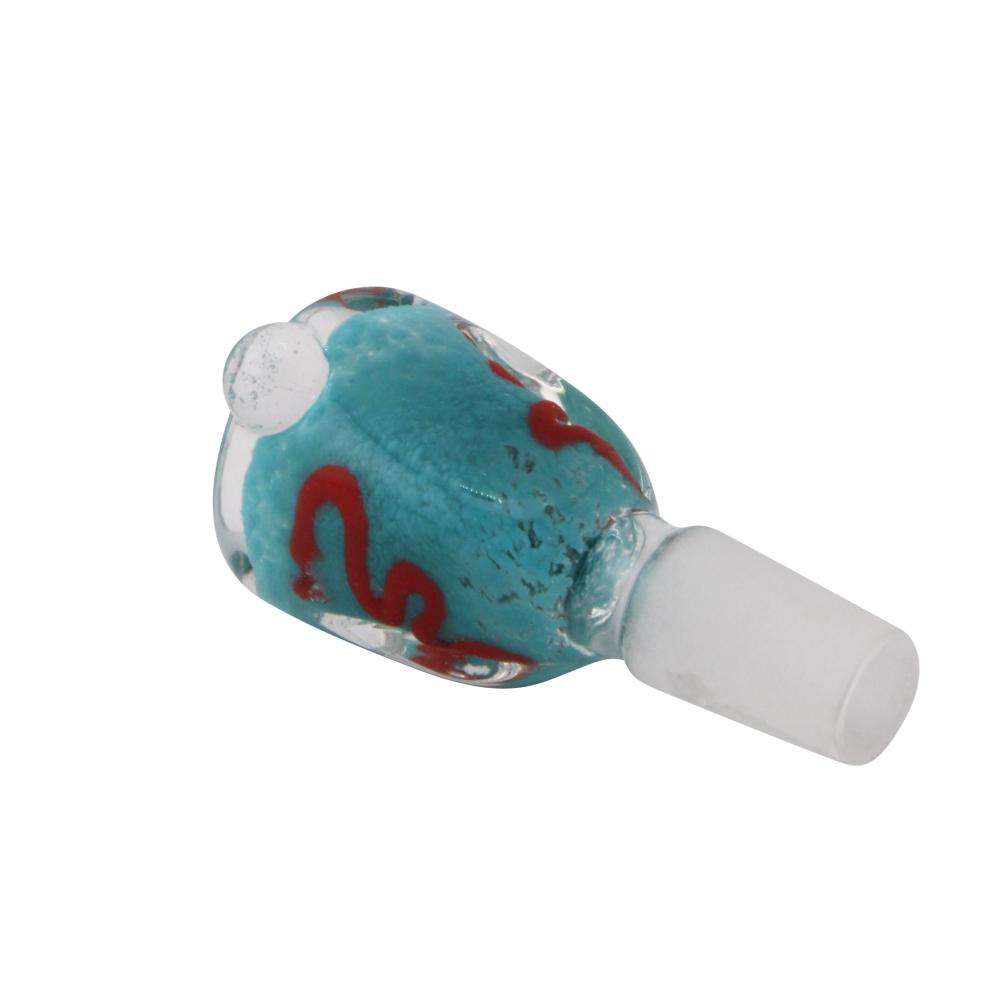 14 mm Male Handcrafted Bowl With Handle-Light Blue