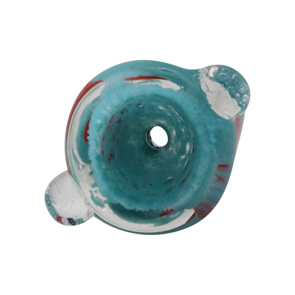 14 mm Male Handcrafted Bowl With Handle-Light Blue