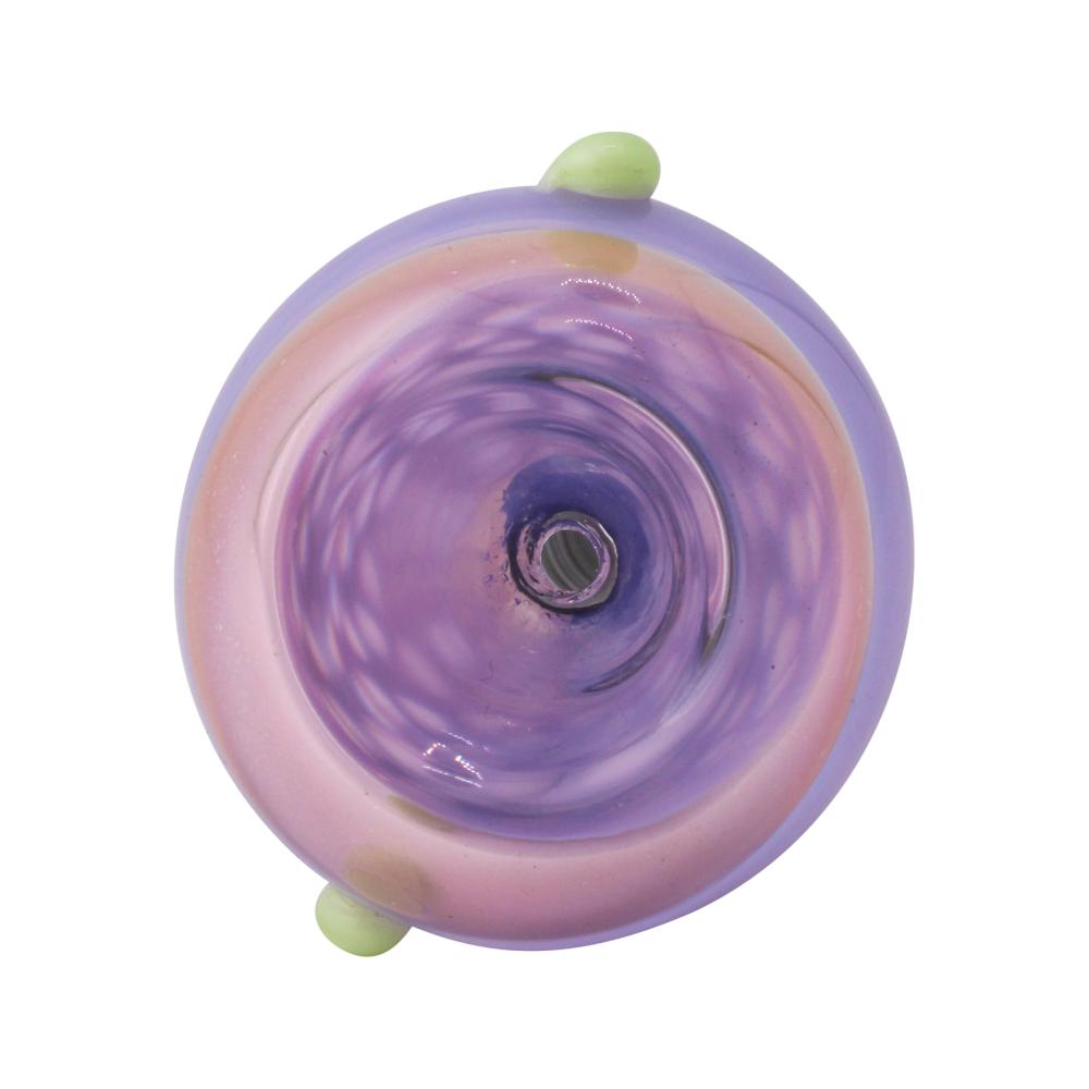 14 mm Male Lavander Mist Bowl With Handle-Purple