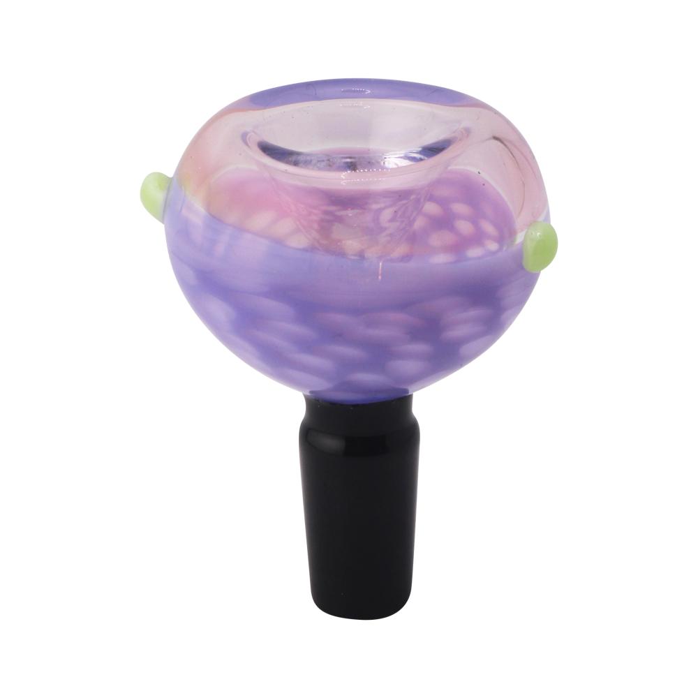 14 mm Male Lavander Mist Bowl With Handle-Purple
