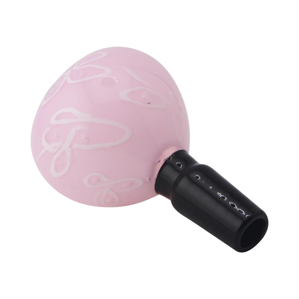 14 mm Male Lavender Mist Bowl-Pink