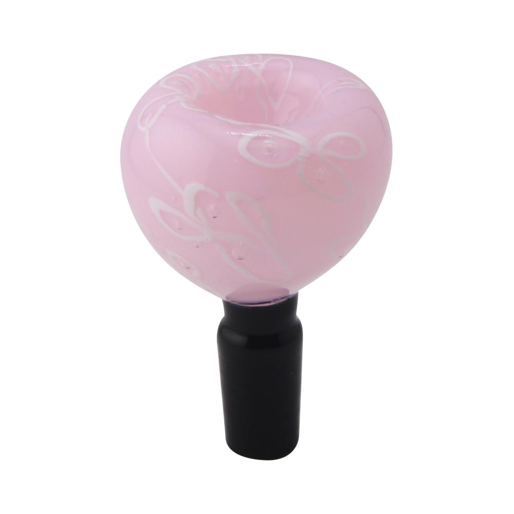 14 mm Male Lavender Mist Bowl-Pink