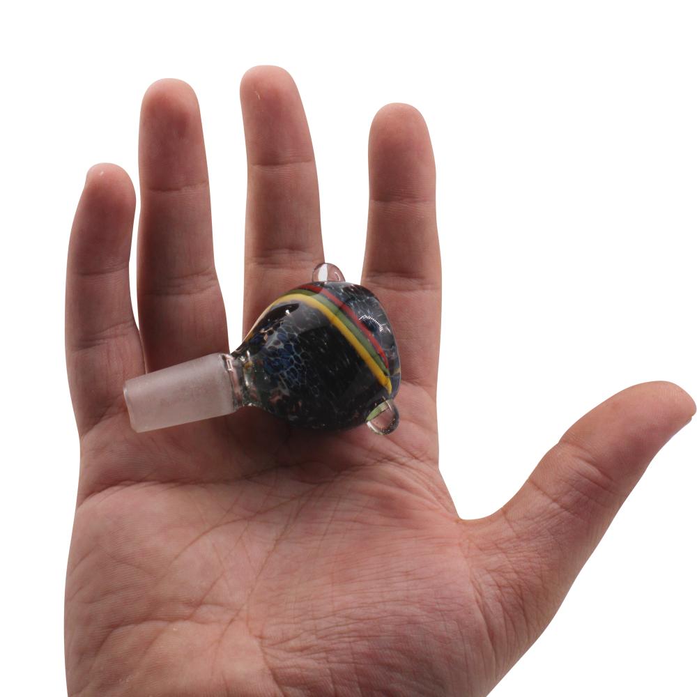 14 mm Male Nightfall Bowl With Handle-Dark Blue