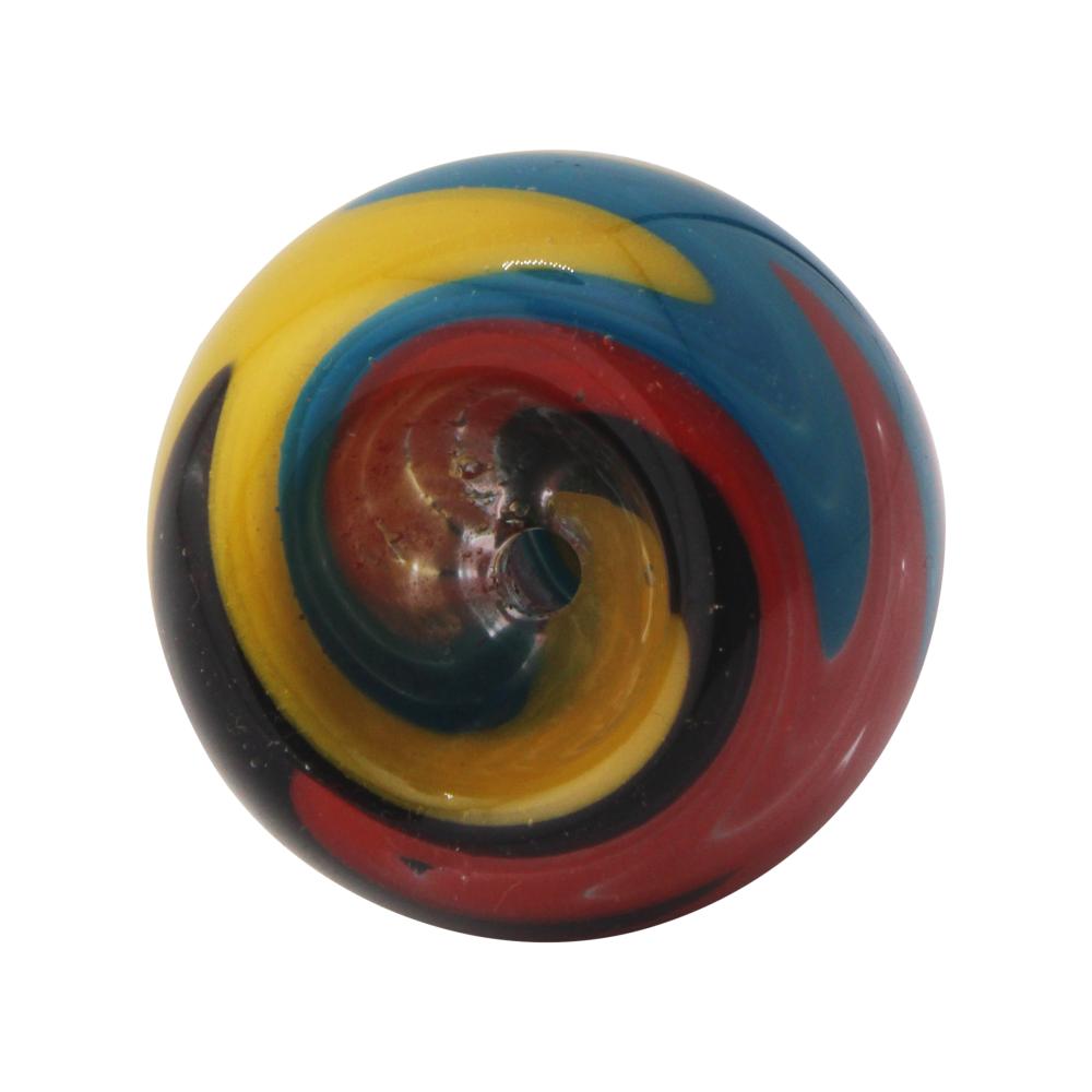 14 mm Male Ocean Ember Swirl Bowl-Mix Color