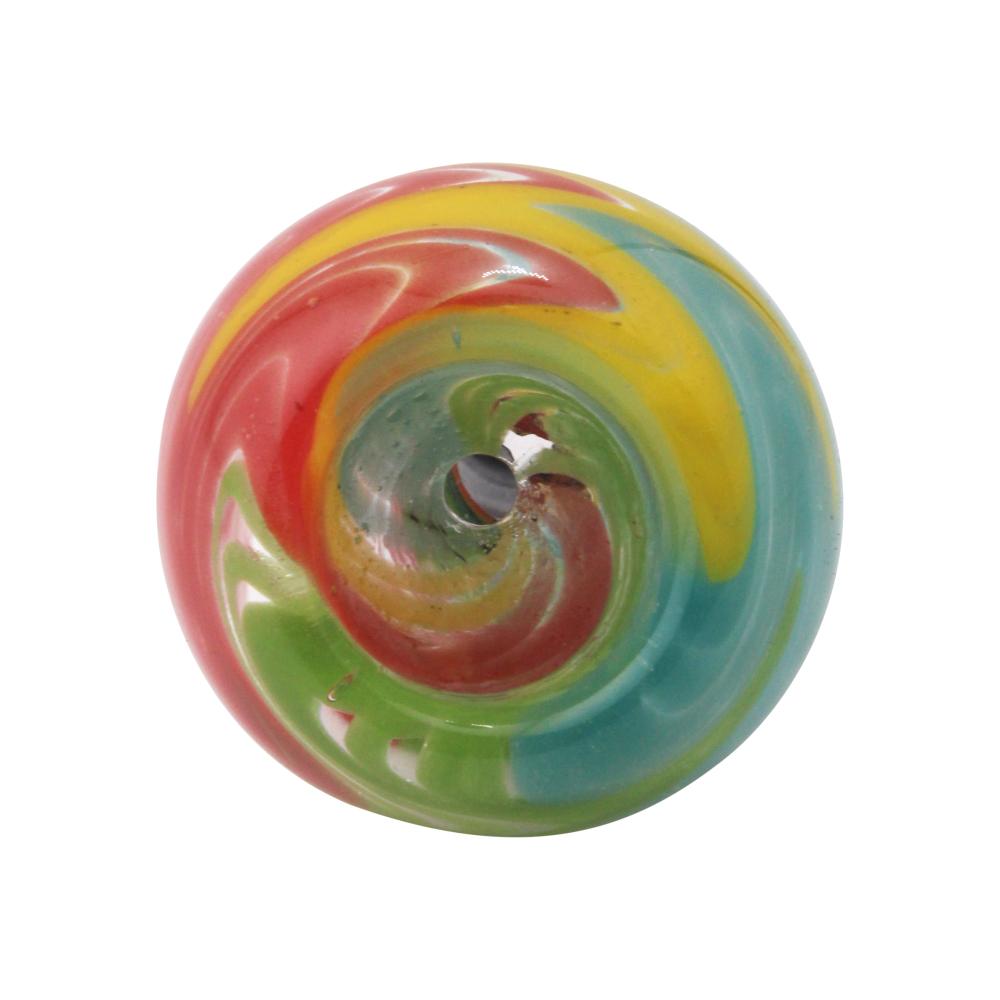 14 mm Male Ocean Ember Swirl Bowl-Multi Color