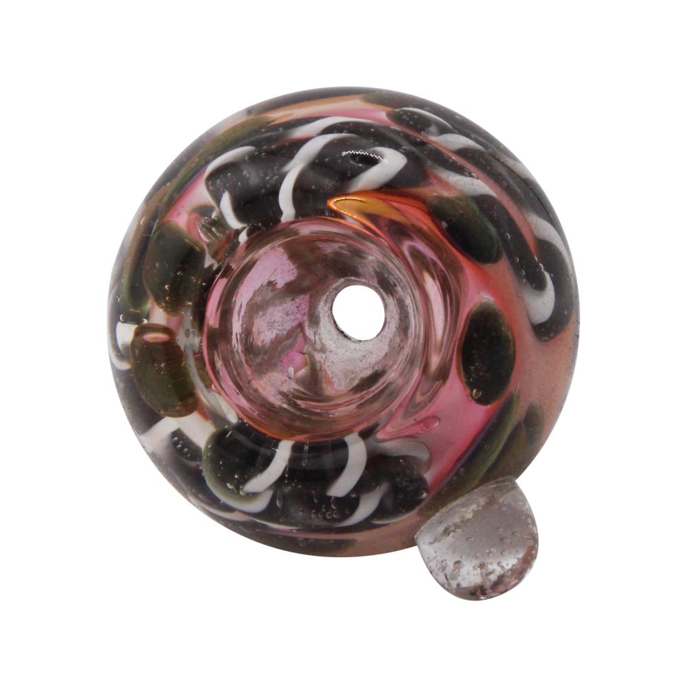 14 mm Male Rustic Bowl With Handle-Pink