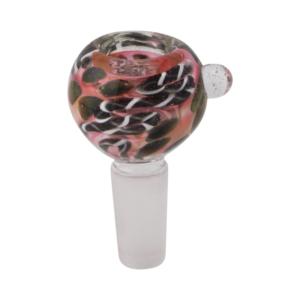 14 mm Male Rustic Bowl With Handle-Pink