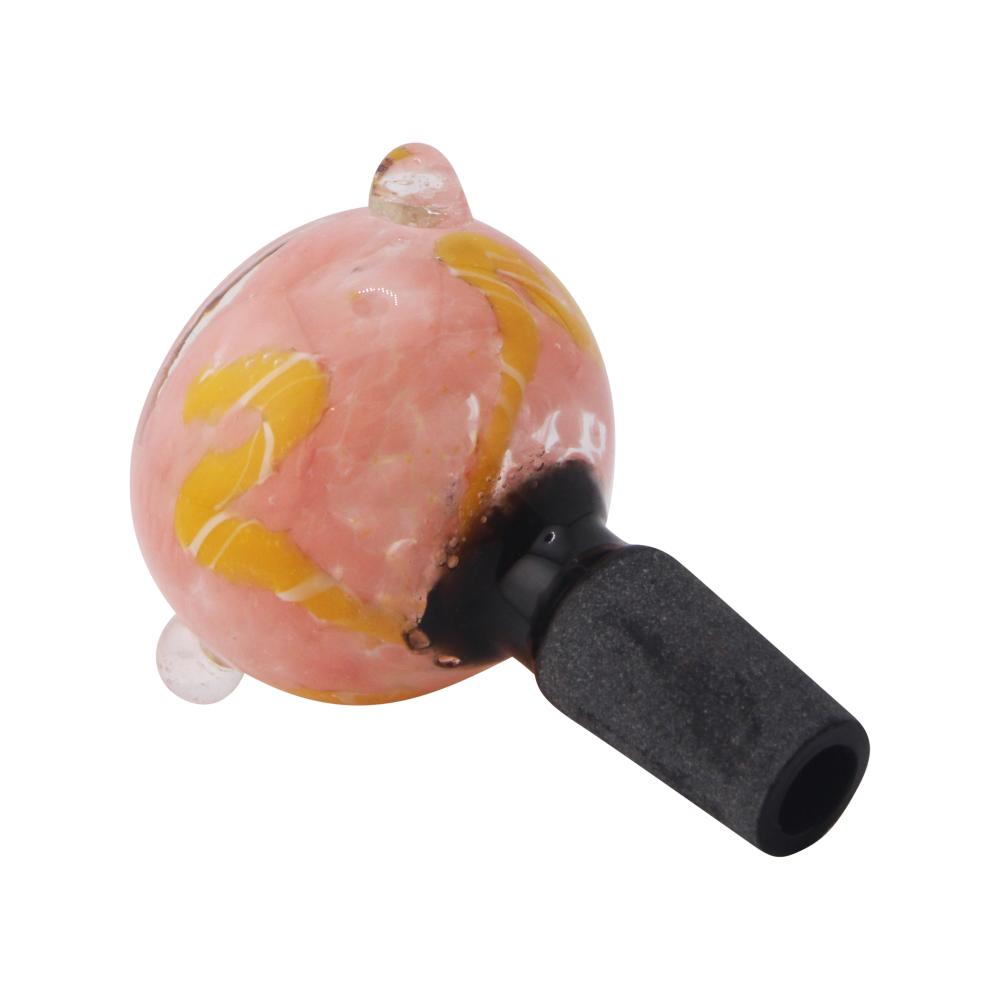 14 mm Male Sunrise Frit Bowl With Handle