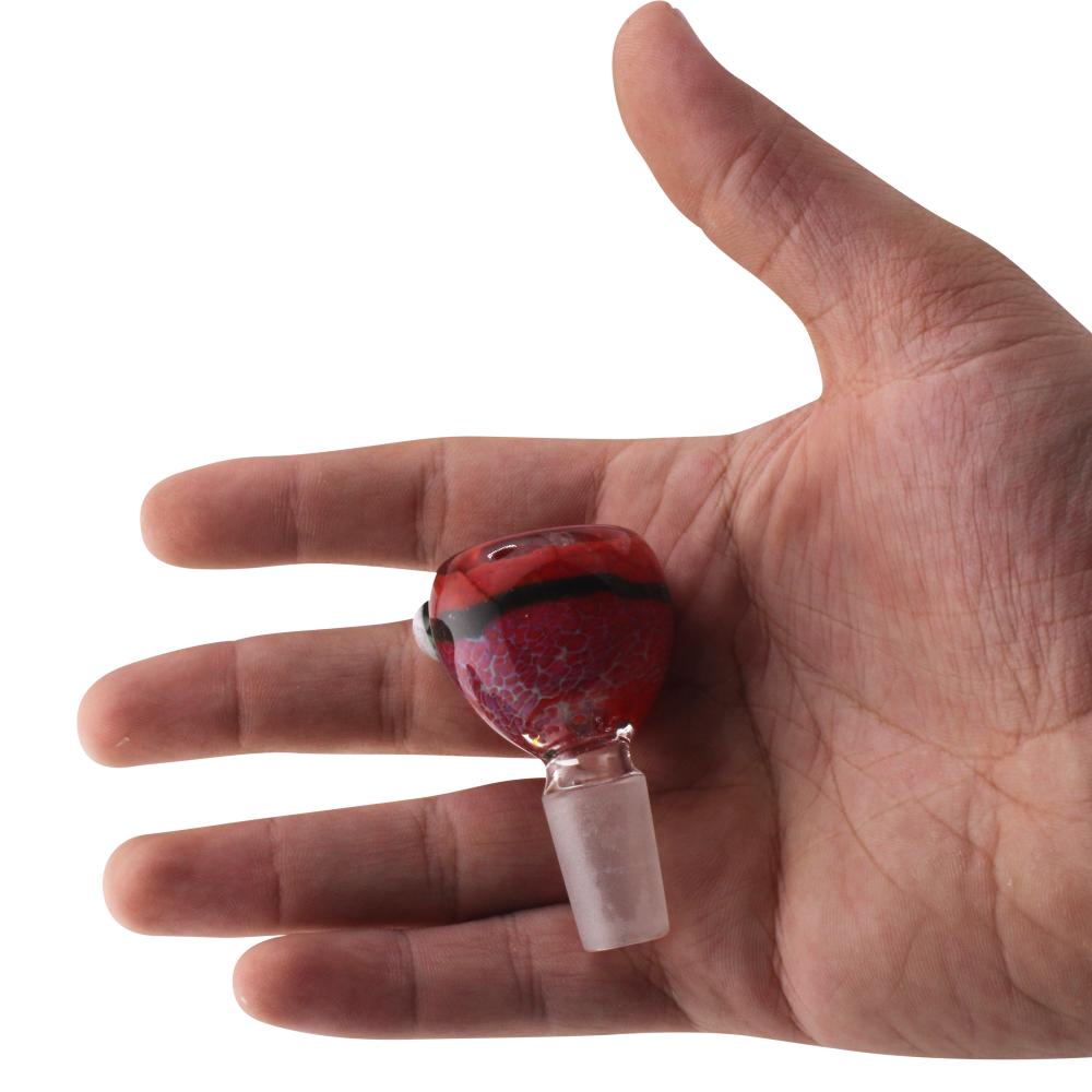 14 mm Male Vardant Bowl With Handle-Red