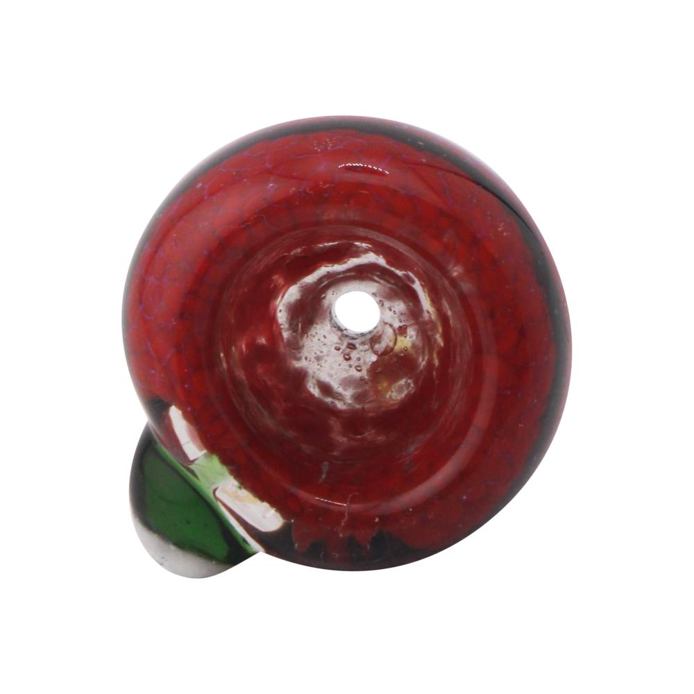 14 mm Male Vardant Bowl With Handle-Red