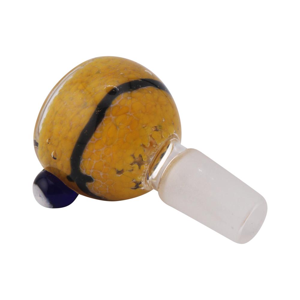 14 mm Male Vardant Bowl With Handle-Yellow
