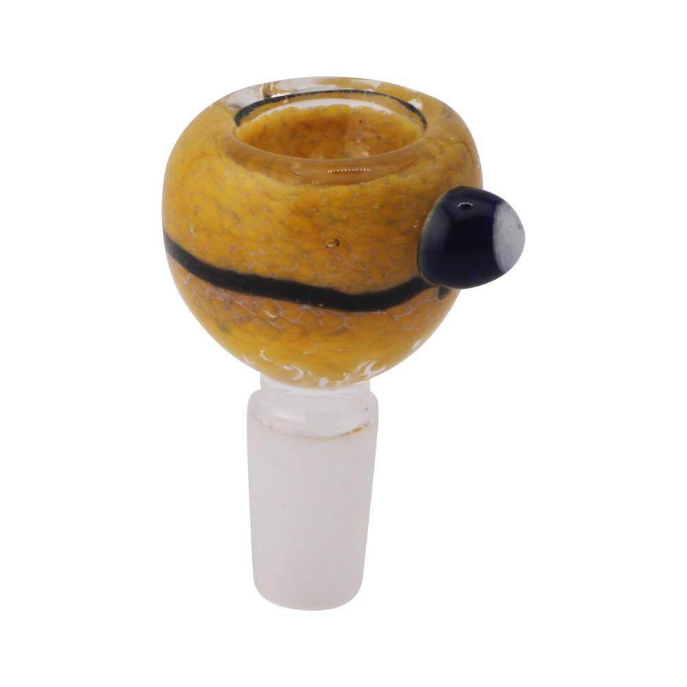 14 mm Male Vardant Bowl With Handle-Yellow
