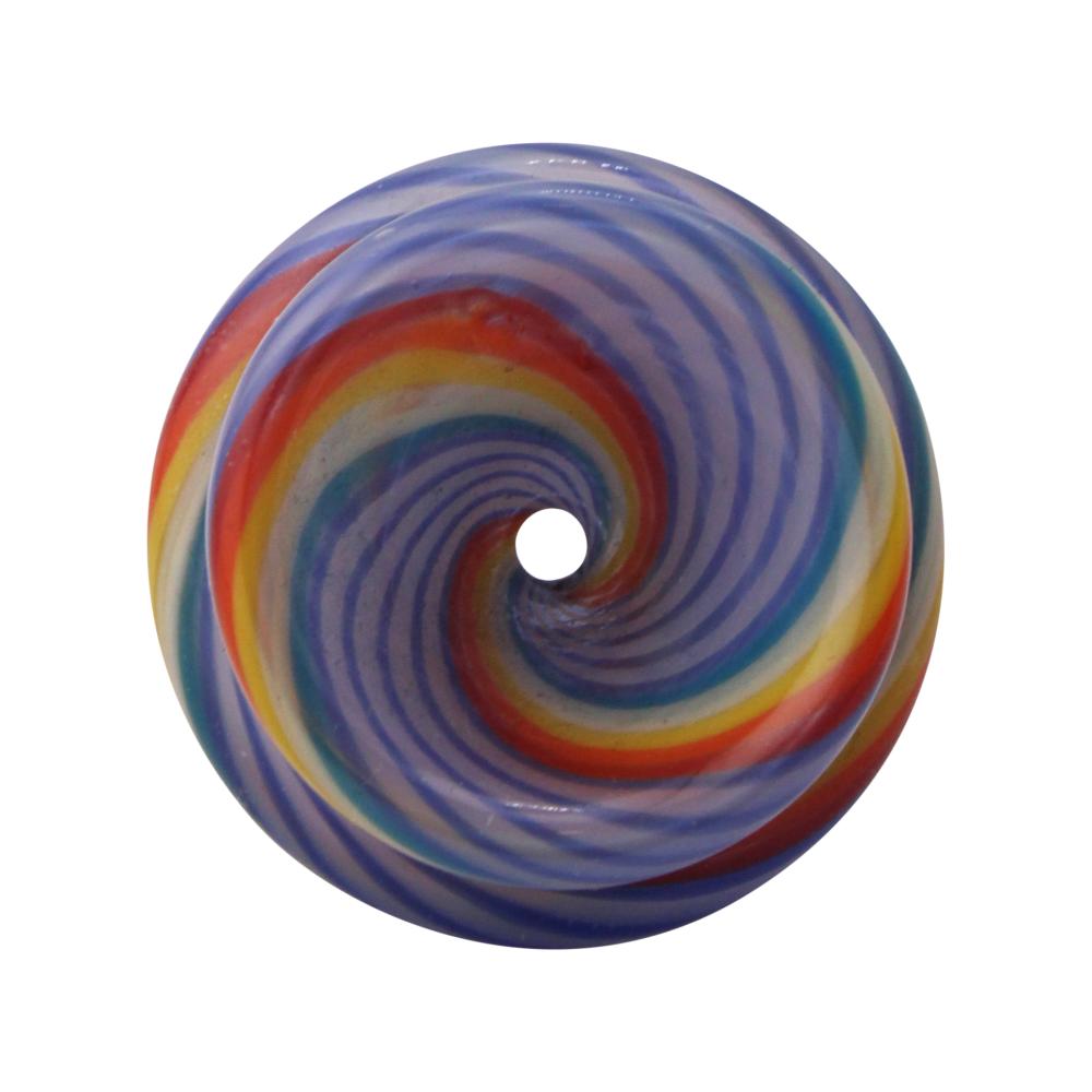 14 mm Male Vortex Swirl Bowl-Blue