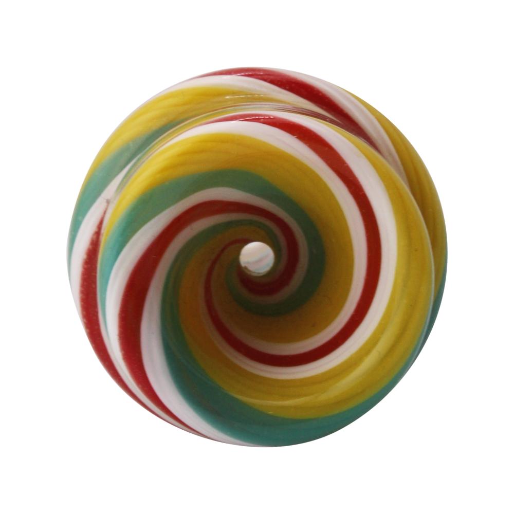 14 mm Male Vortex Swirl Bowl-Yellow