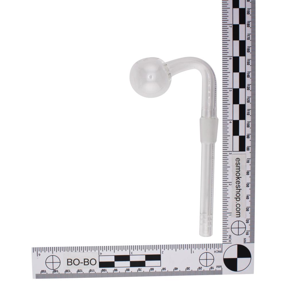 14mm Clear Pyrex Glass Downstem Oil Burner Attachment