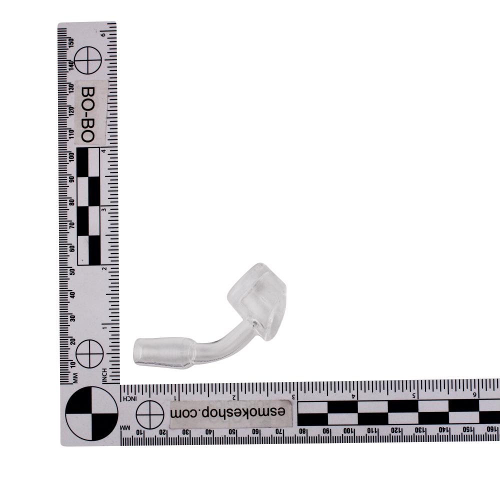 14mm Male 45 Degree Angle Classic A Glass Banger-Clear