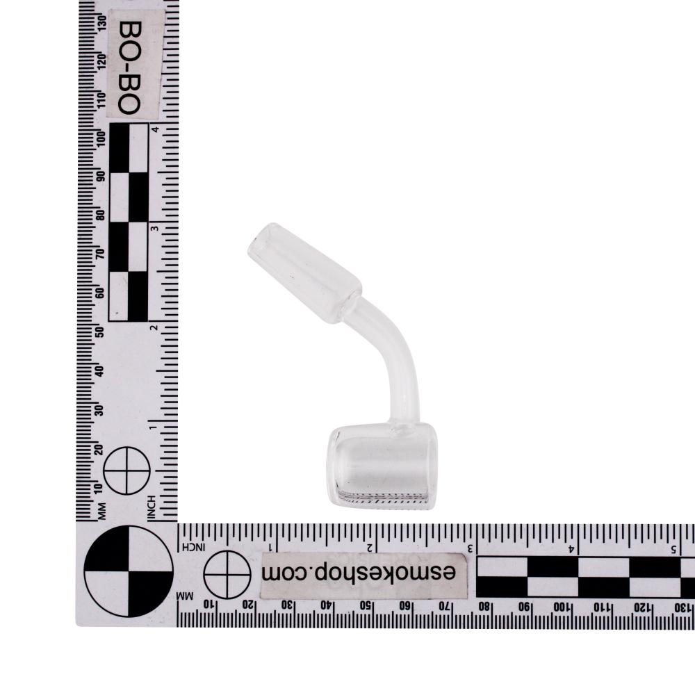 14mm Male 45 Degree Angle Classic Glass Banger-Clear