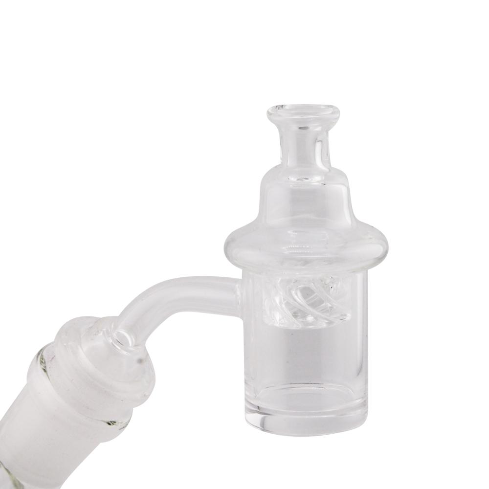 14mm Male 45 Degree Angle Spring Glass Banger-Clear