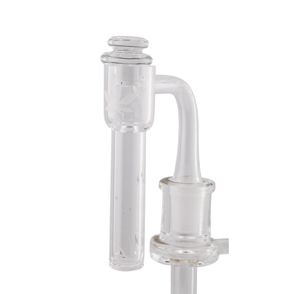 14mm Male 90 Degree aLeaf Kit FEEDER Glass Terp Slurper-Clear