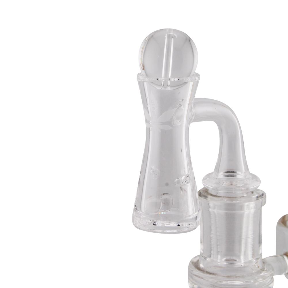 14mm Male 90 Degree aLeaf Kit G Glass Terp Slurper-Clear