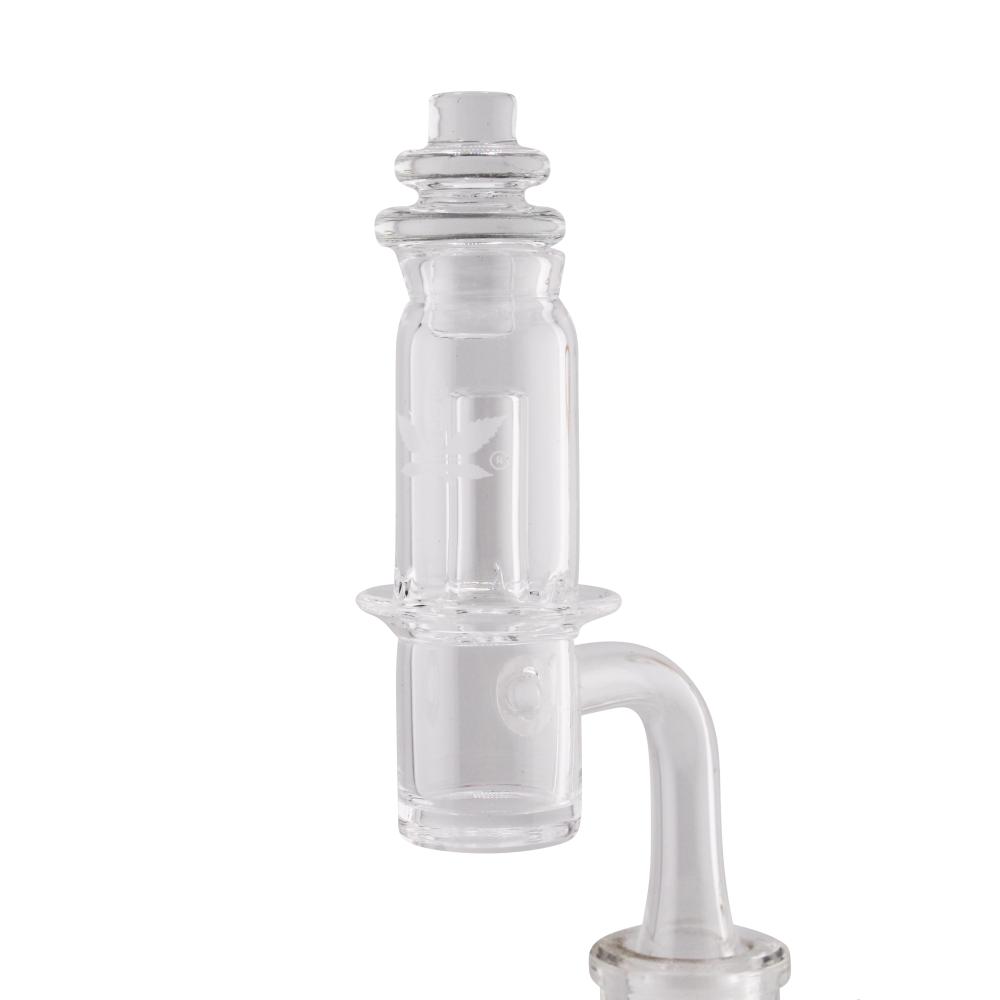 14mm Male 90 Degree aLeaf Kit Strength Glass Terp Slurper-Clear