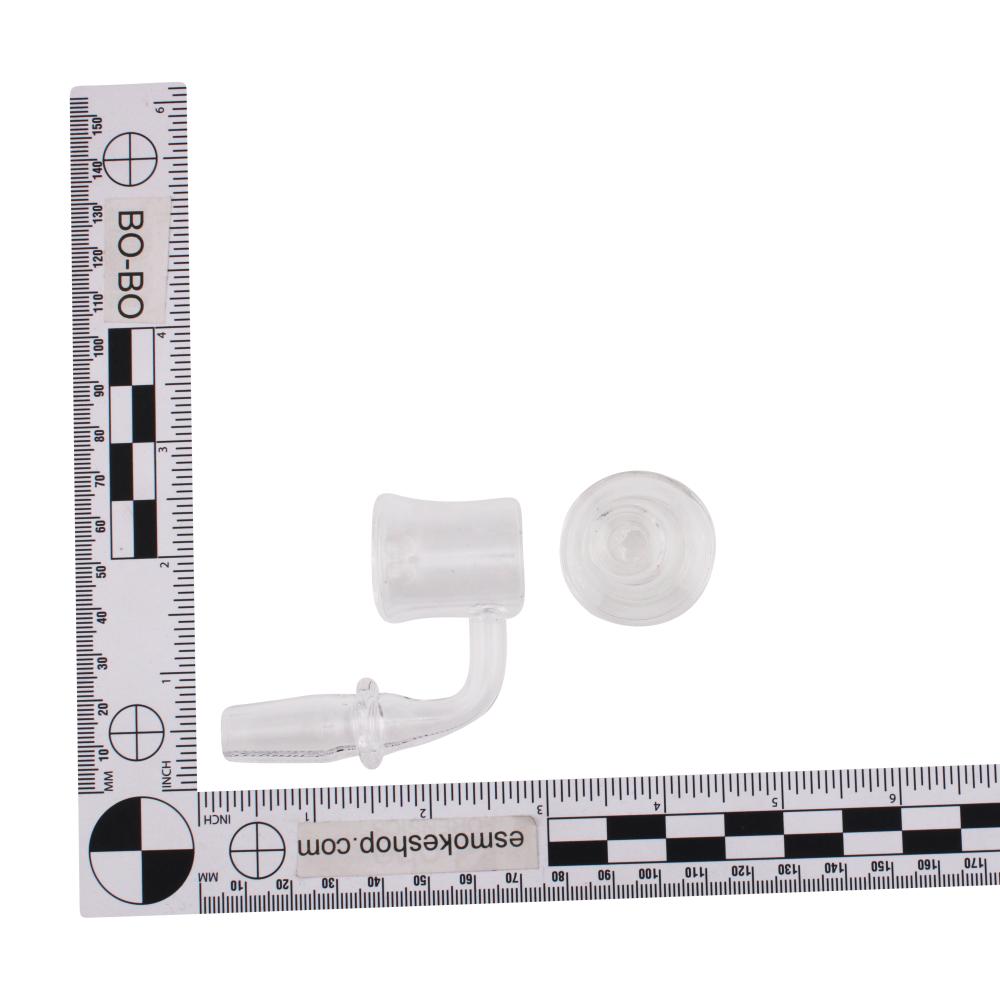 14mm Male 90 Degree aLeaf Kit XL Glass Terp Slurper-Clear