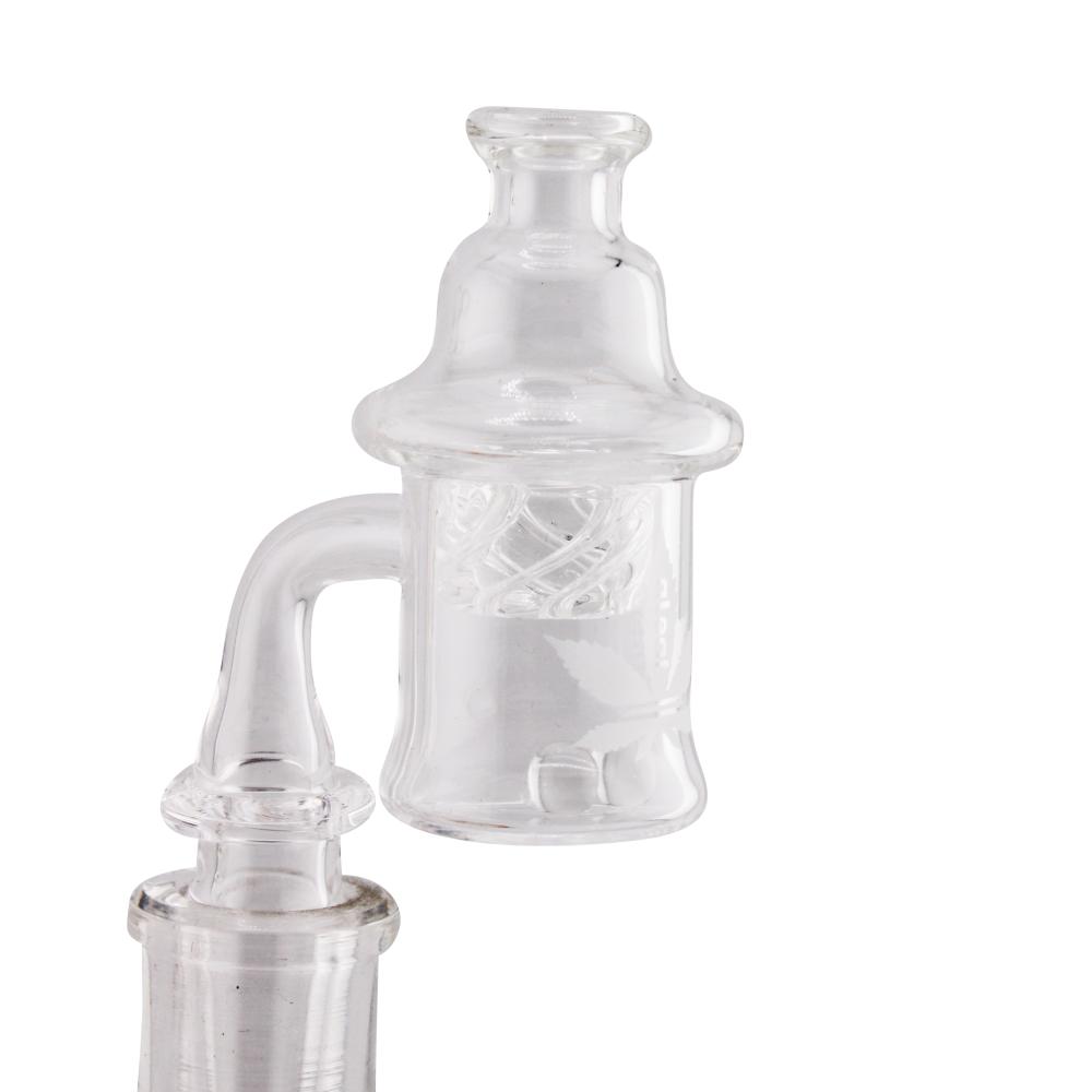 14mm Male 90 Degree aLeaf Kit XL Glass Terp Slurper-Clear