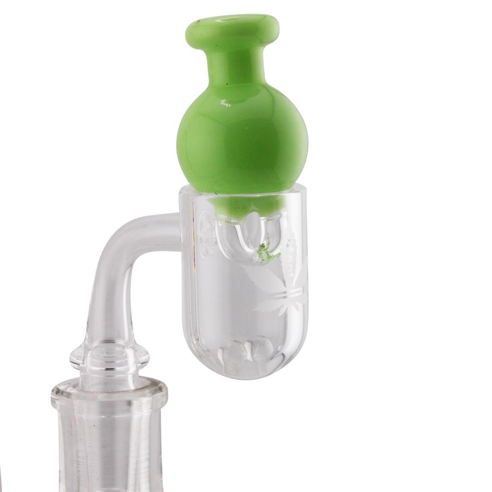 14mm Male 90 Degree aLeaf Kit Z Glass Terp Slurper-Green