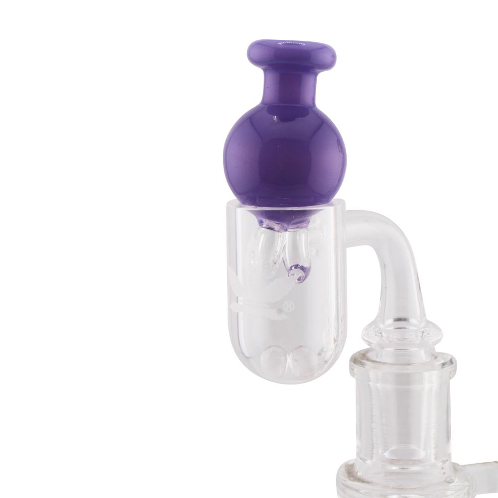 14mm Male 90 Degree aLeaf Kit Z Glass Terp Slurper-Purple