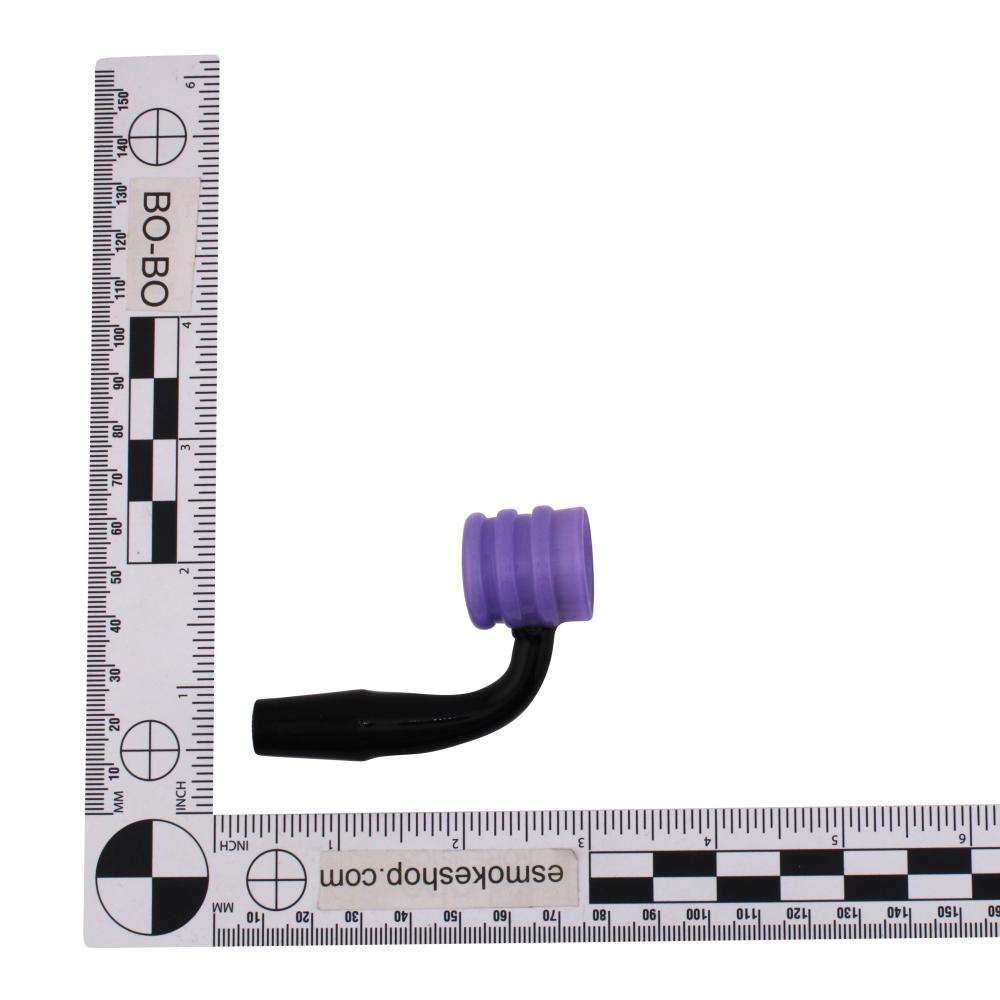14mm Male 90 Degree Angle Axe Glass Banger-Purple