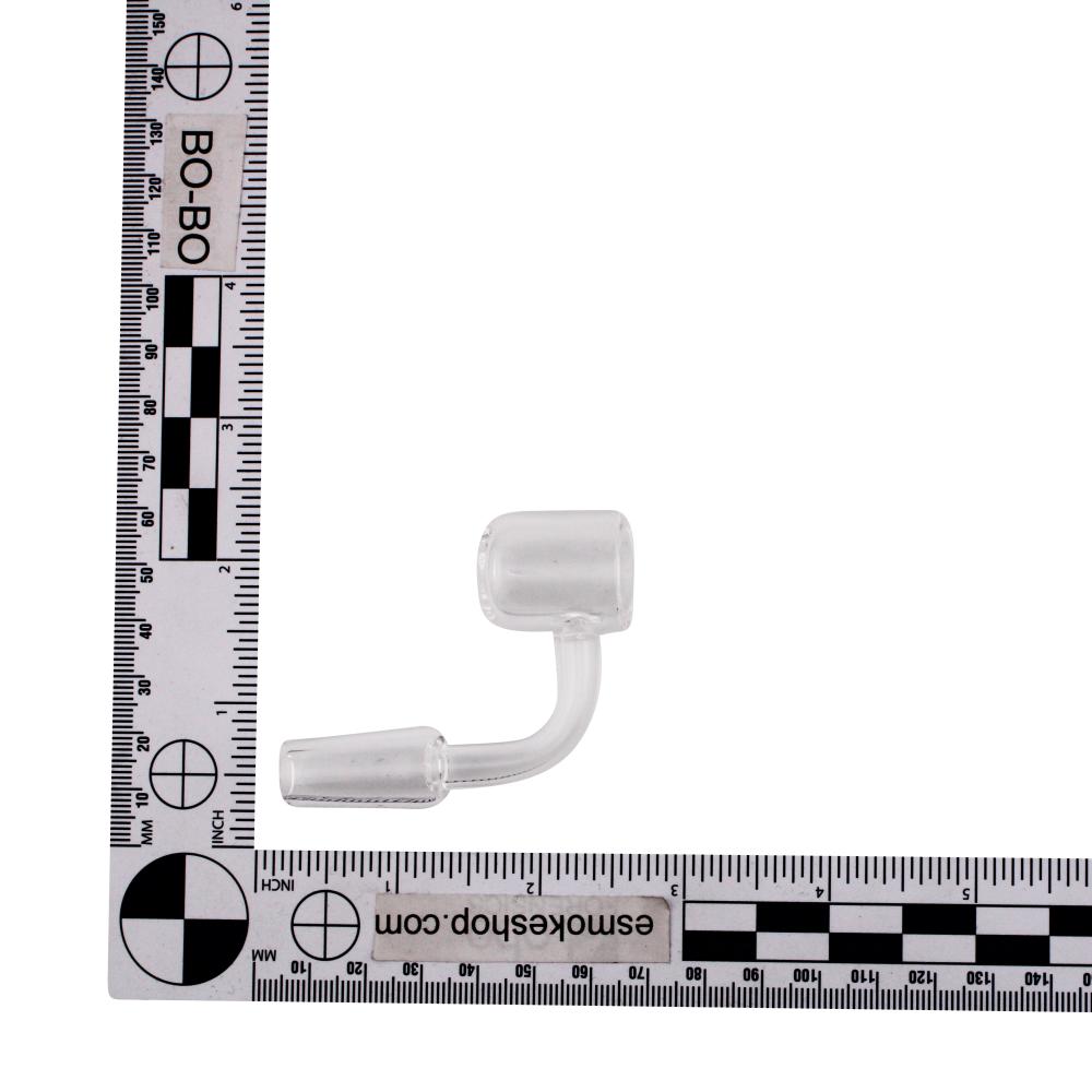 14mm Male 90 Degree Angle Classic Glass Banger-Clear