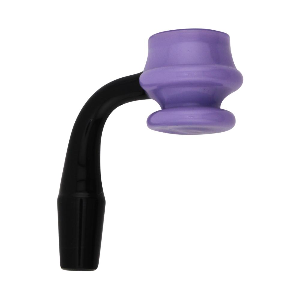 14mm Male 90 Degree Angle Forest Glass Banger-Purple
