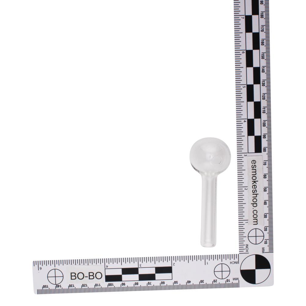 3" Thick Pyrex Glass Oil Burner Pipe-Clear