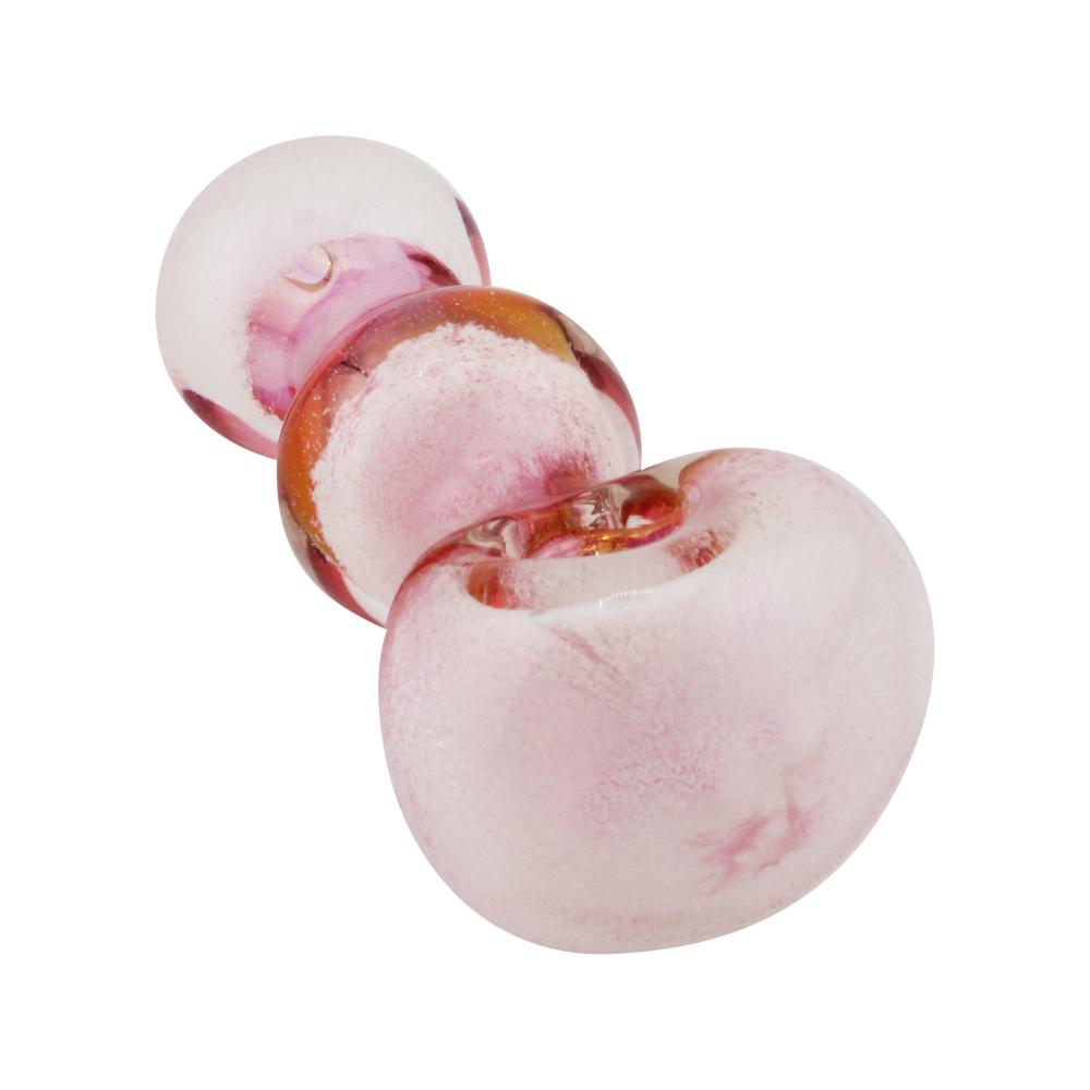 4.3" Blush Glass Hand Pipe - Pink