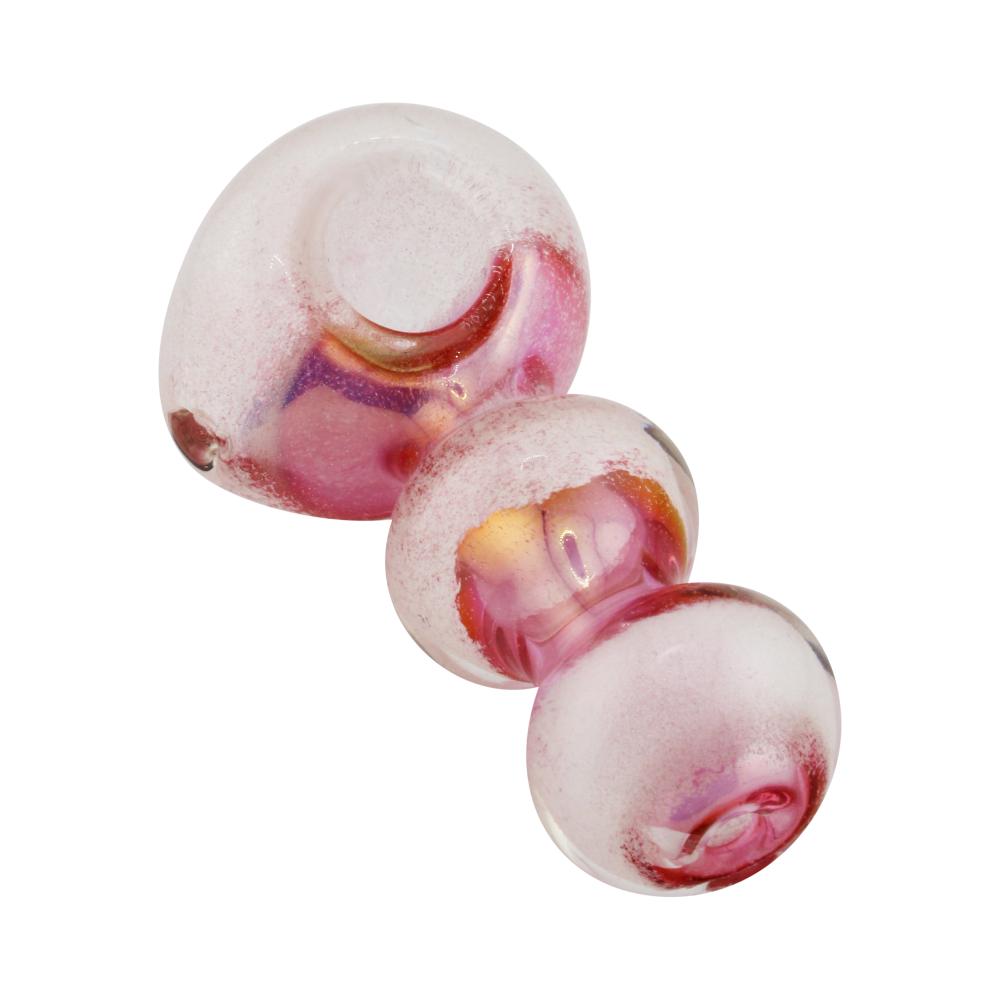 4.3" Blush Glass Hand Pipe - Pink