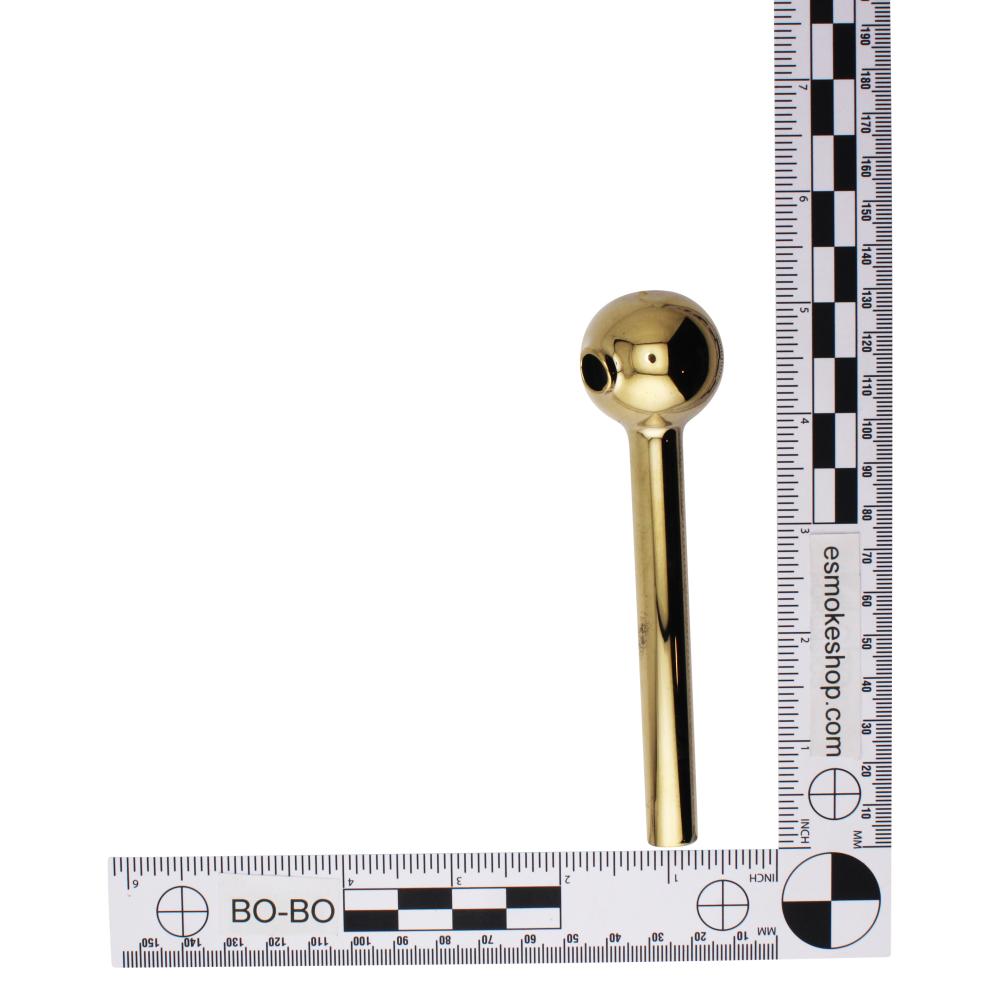 5" Thick Pyrex Glass Oil Burner Pipe-Gold