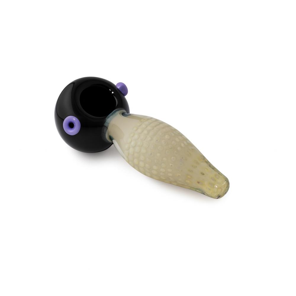 5.5'' Swirl Glass Hand Pipe - White
