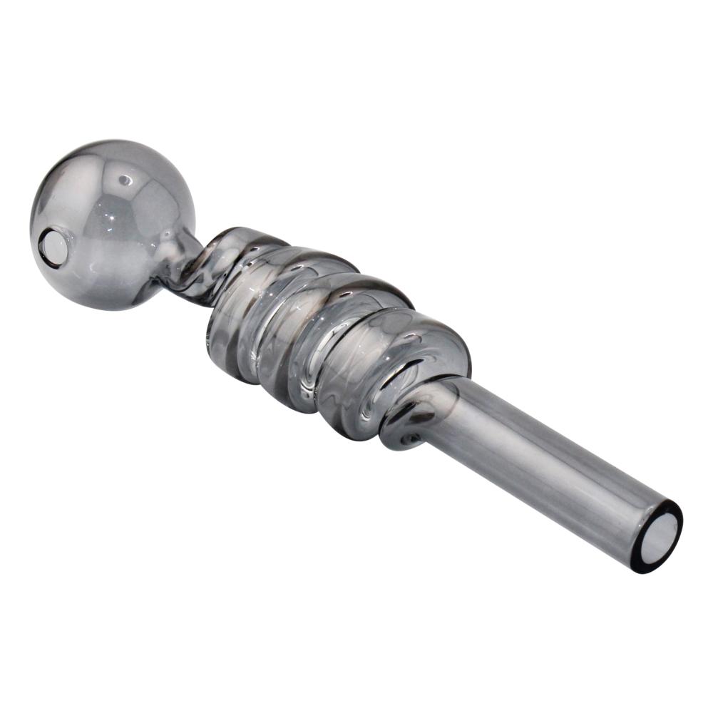 5.5" Spiral Thick Pyrex Glass Oil Burner Pipe