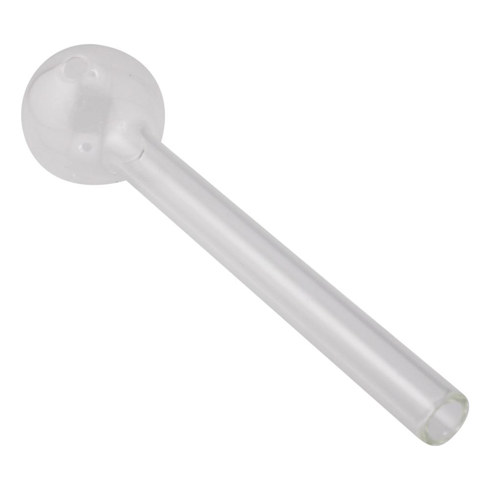 6" Thick Pyrex Glass Oil Burner Pipe-Clear