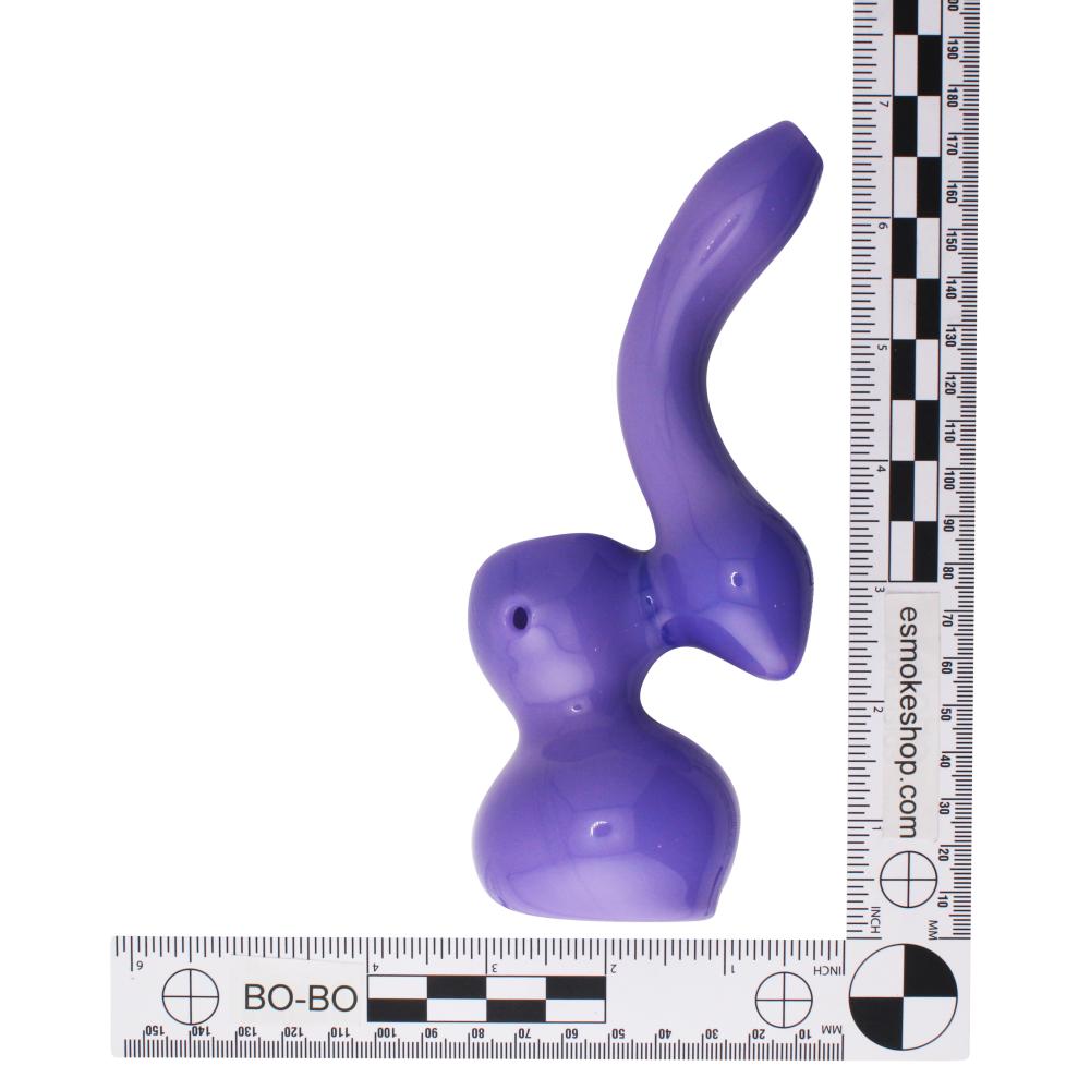 6.5-Inch Lunar Glass Hand Pipe-Purple