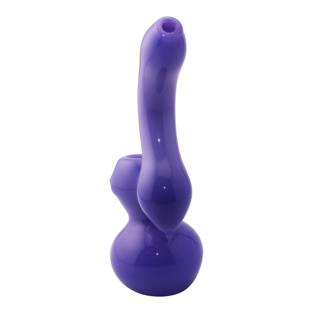 6.5-Inch Lunar Glass Hand Pipe-Purple