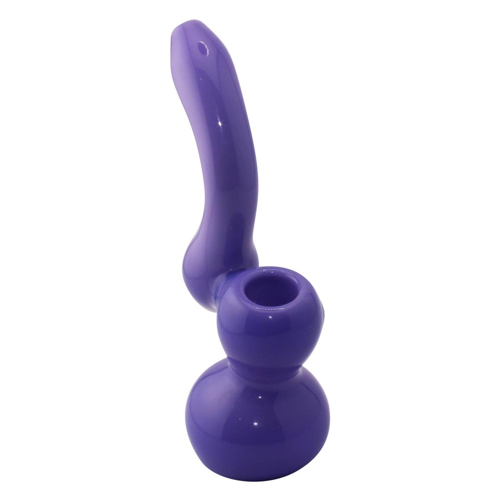 6.5-Inch Lunar Glass Hand Pipe-Purple