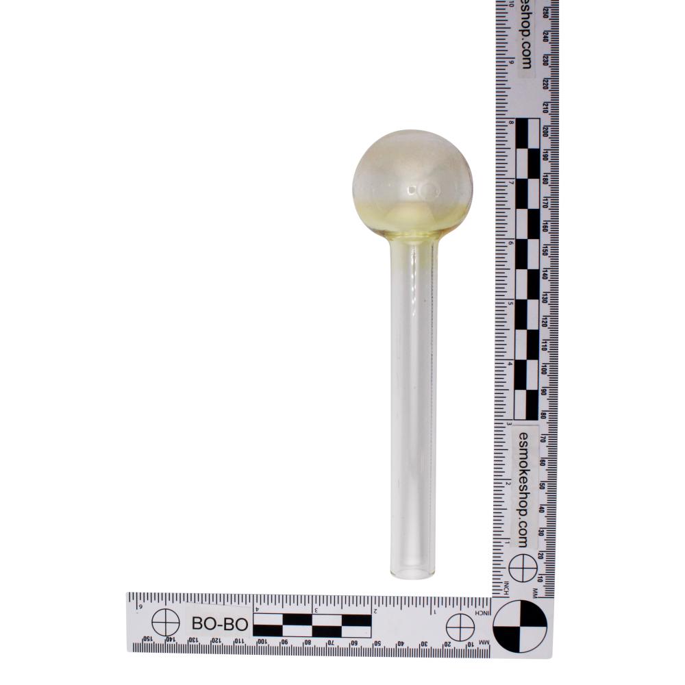 7" Thick Pyrex Big Bowl Glass Oil Burner Pipe-Clear Yellow