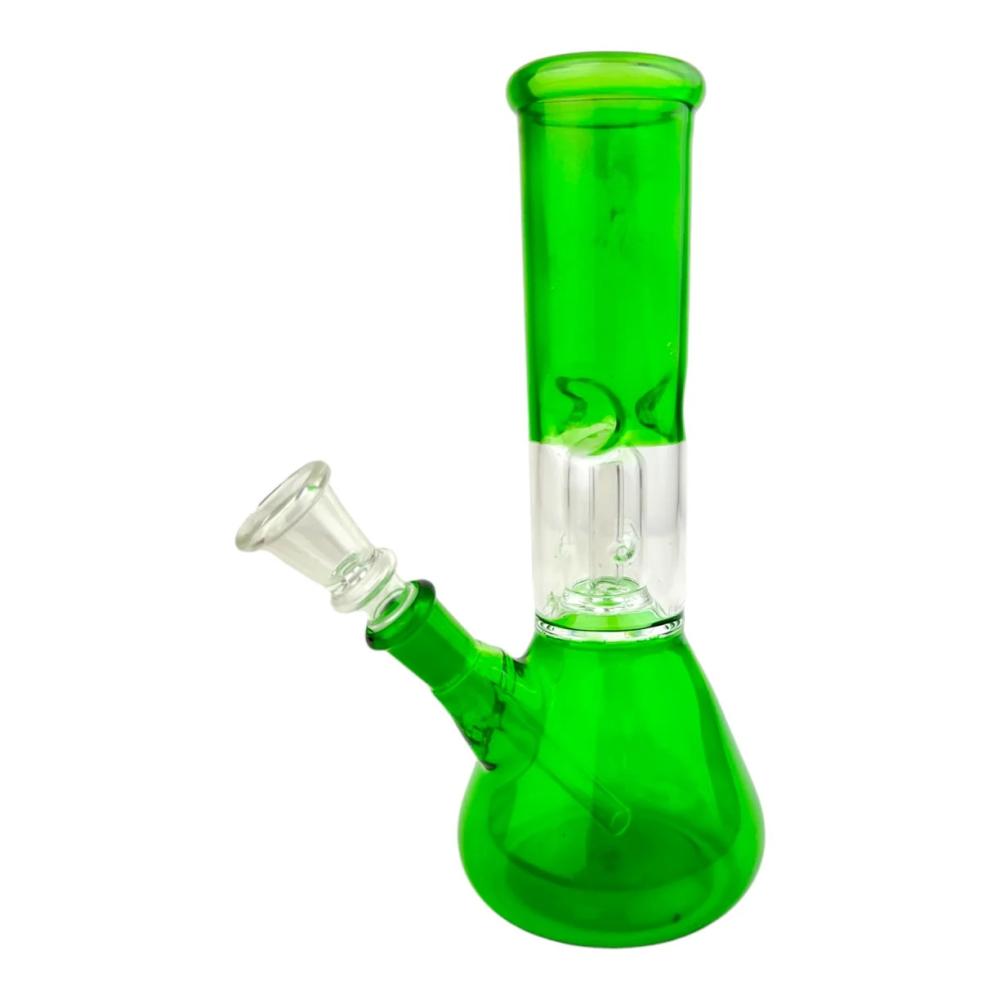 8" Dome Beaker Glass Water Pipe - Green