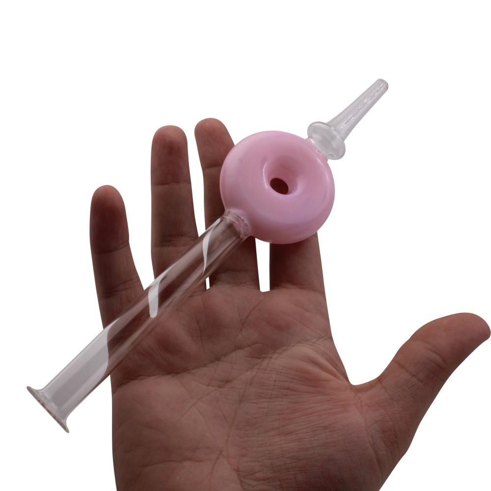 Aero Disc Glass Nectar Collector-Pink