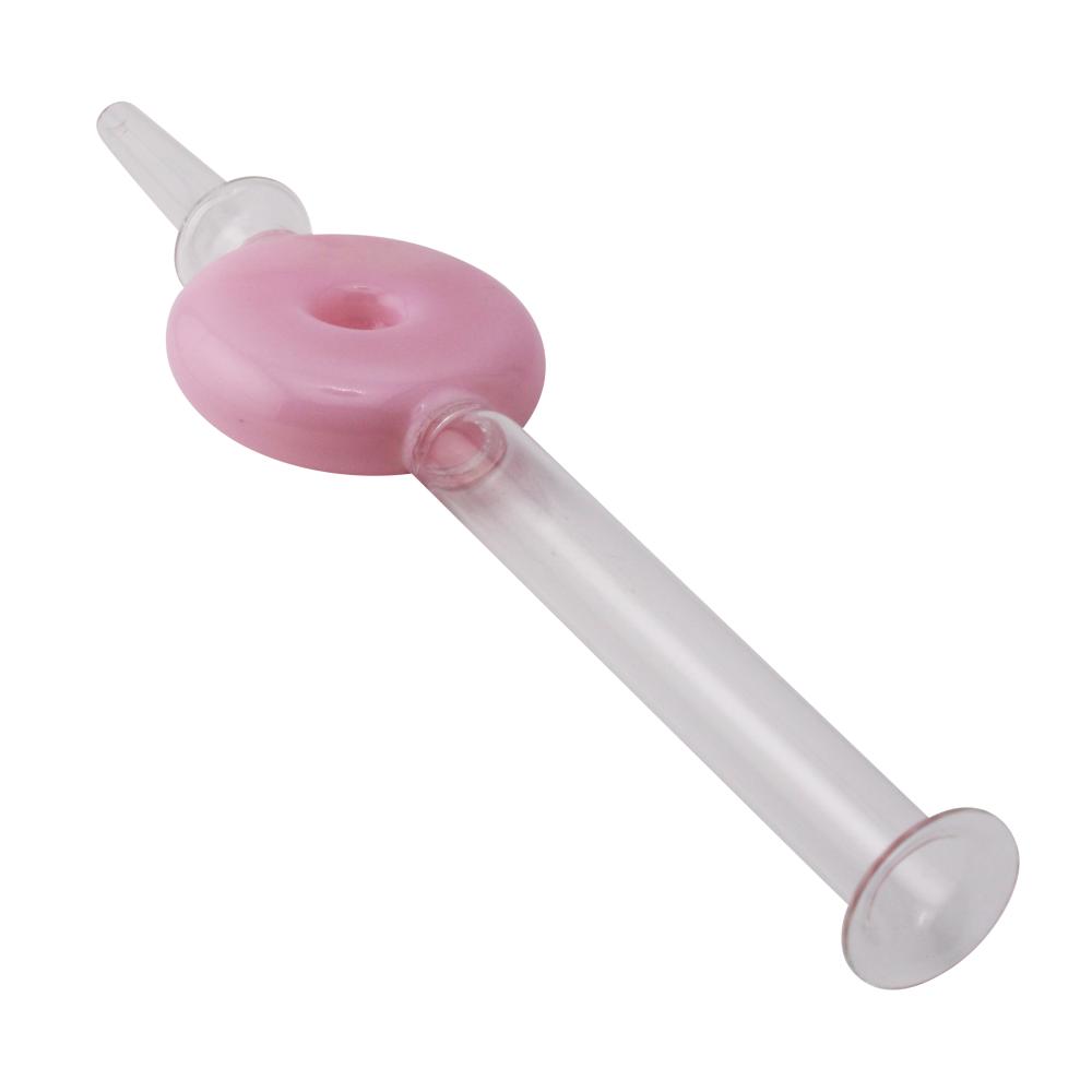Aero Disc Glass Nectar Collector-Pink