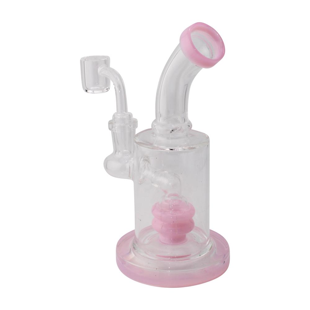 Aero Spin Glass Water Pipe-Light Pink