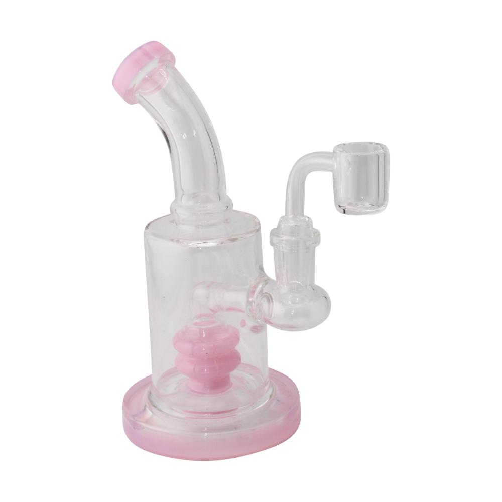Aero Spin Glass Water Pipe-Light Pink