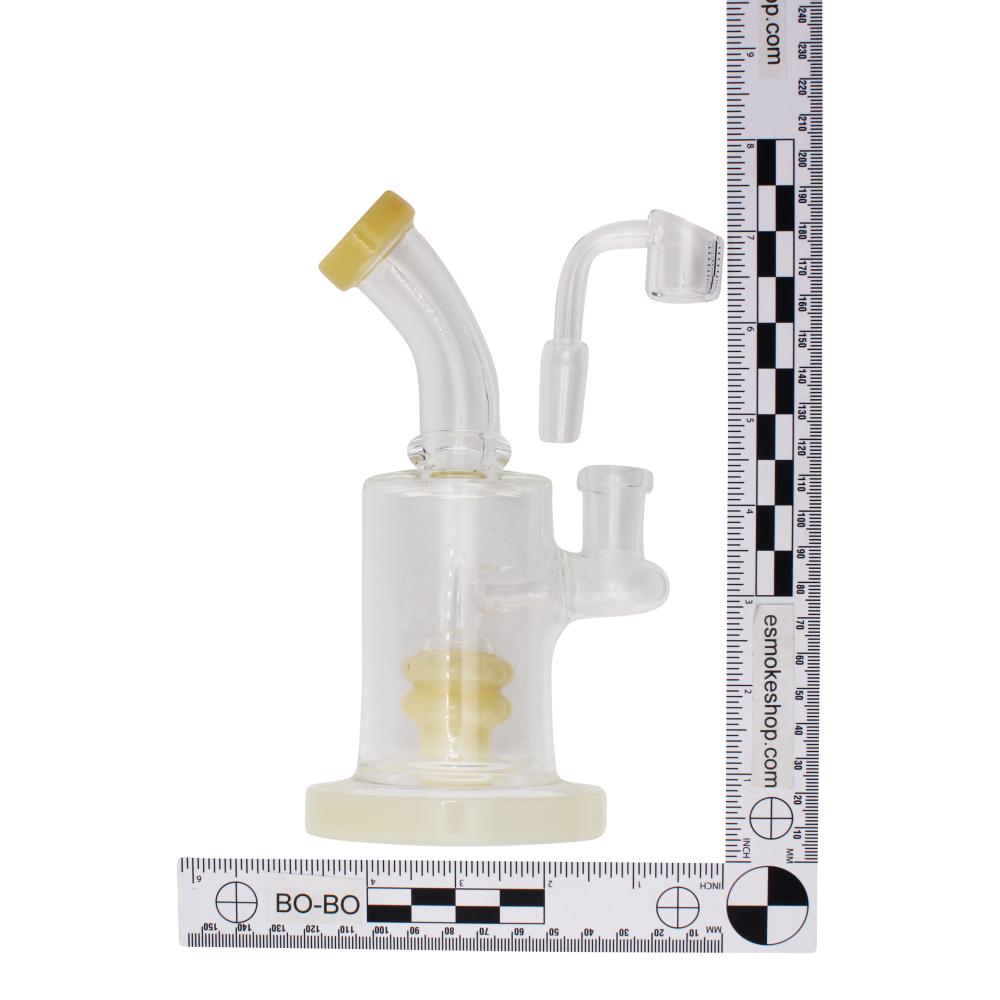 Aero Spin Glass Water Pipe-Yellow
